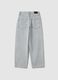 Boy's gray pure cotton skater jeans_4