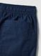 Children's Regular Fit Blue Cotton Jogger Trousers_3
