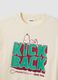 Wei&szlig;es T-Shirt aus reiner Baumwolle mit Peanuts-Print, Relaxed Fit_6