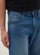Blaue Denim-Shorts aus elastischem Baumwollmix, Regular Fit_3
