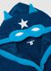 Baby Blue Pure Cotton Bathrobe with Superhero Motif_3