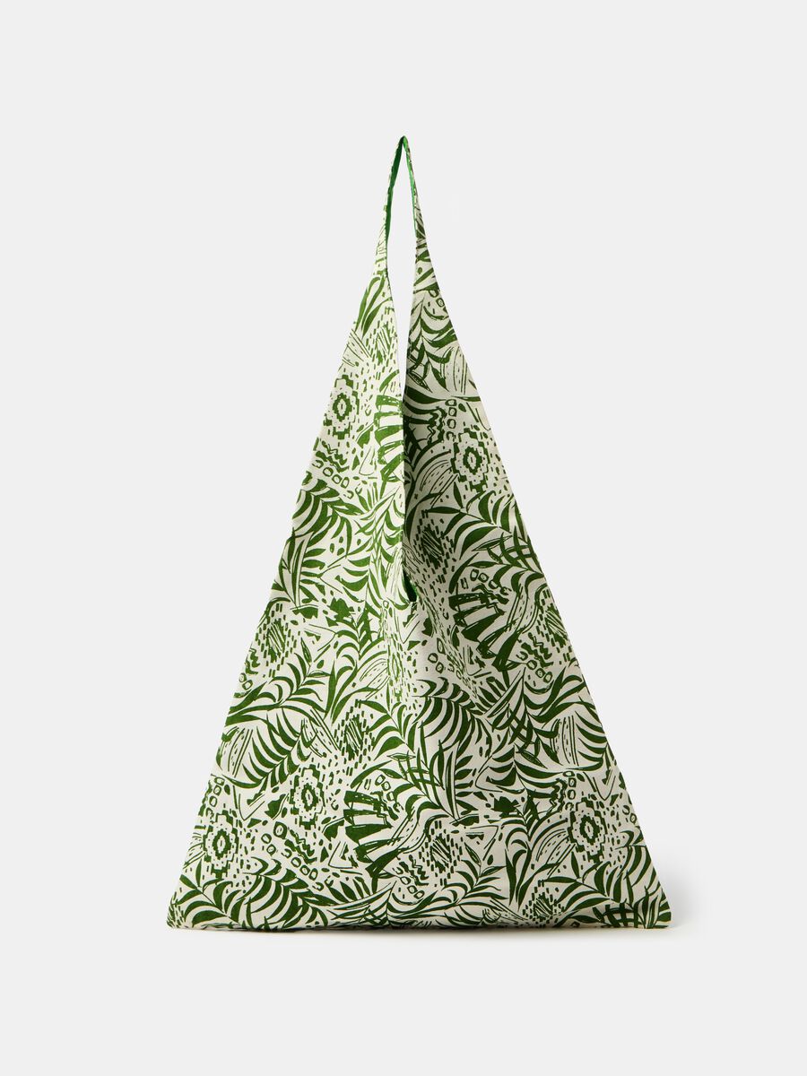 Shopping bag in canvas with print_0