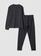 Grey organic cotton crew-neck pyjamas_6