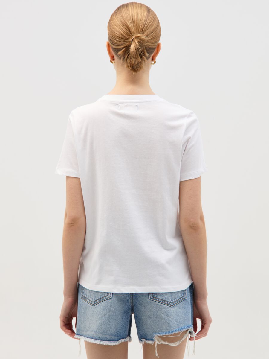 T-shirt in cotone stampa floreale_2