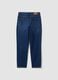 Regular tapered pure cotton denim jeans_1
