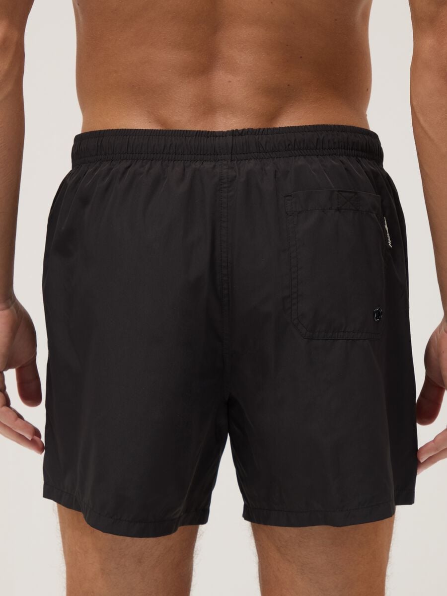 Ba&ntilde;ador tipo b&oacute;xer negro con cintura el&aacute;stica_3