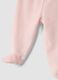 Pink and white organic cotton-blend set_2