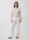 Linen-blend palazzo trousers_4