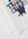 White pure cotton children's T-shirt with print_2