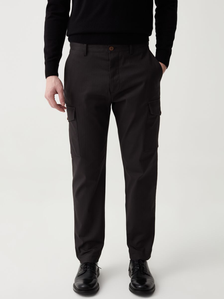 B.ST 1957 comfort-fit cargo trousers_1