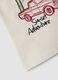 Beige pure cotton T-shirt with adventure print_2