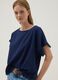 Blouse bleue en pur coton_2