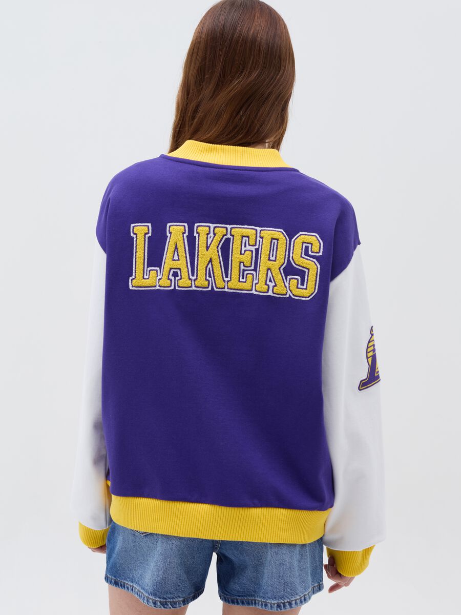 Felpa varsity bicolore NBA Los Angeles Lakers_2