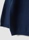 Maglia blu in puro cotone a girocollo in maglia regular fit per bimbo_3