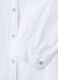 White broderie anglaise pure cotton shirt with Mandarin collar, regular fit_5