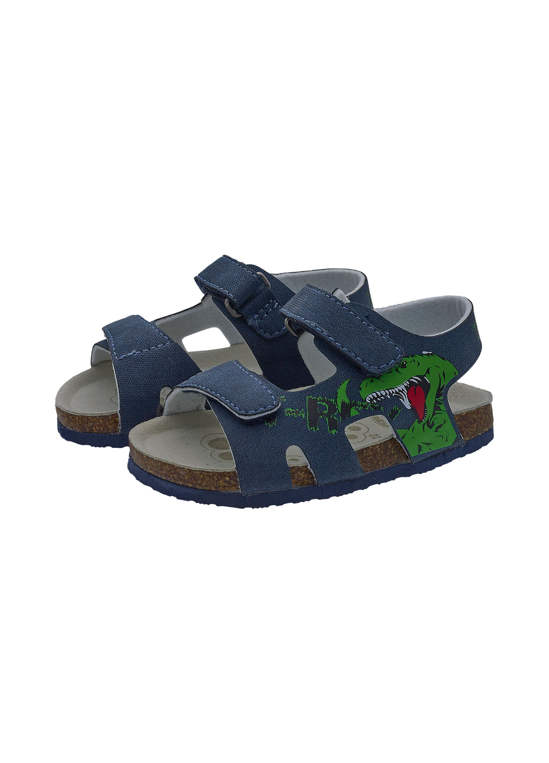 Francisco sandals with dinosaur print