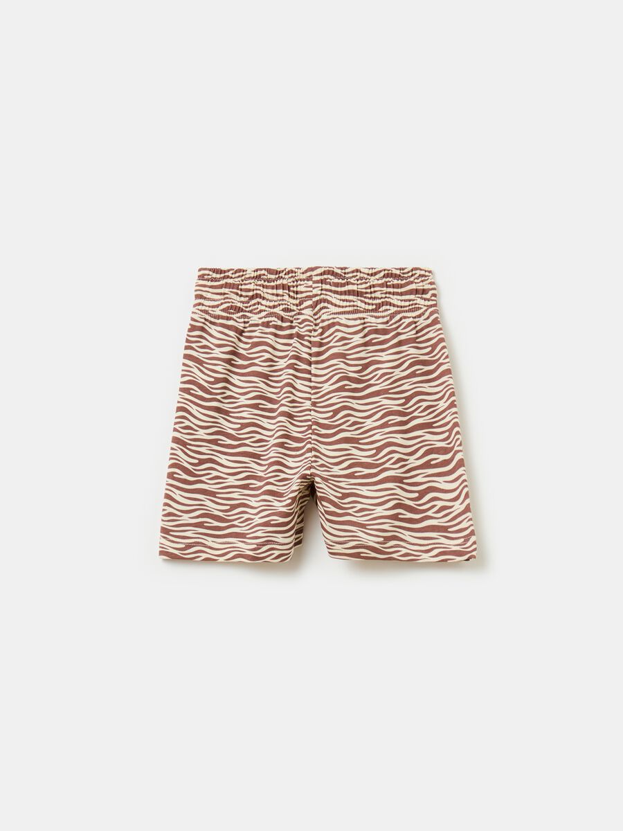 Shorts con estampado animal print_1