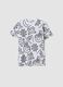 White pure cotton short-sleeve T-shirt_3