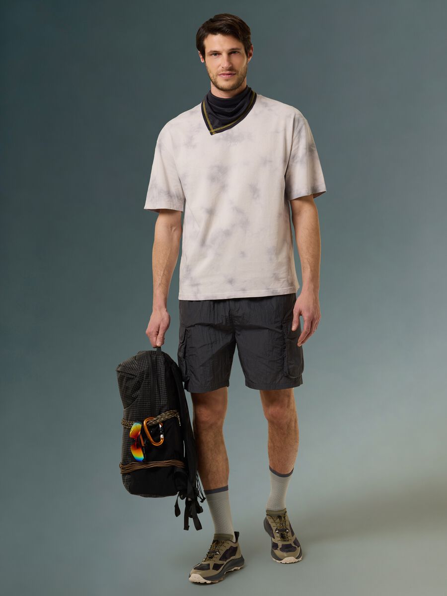 Tie Dye Effect Cotton-Hemp Blend T-shirt ALTAVIA WITH DEBORAH COMPAGNONI_0