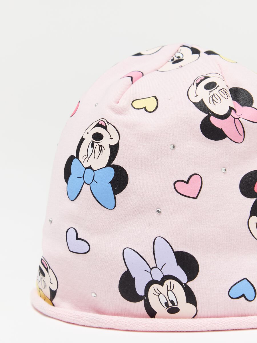 Organic cotton hat with Minnie Mouse print_2