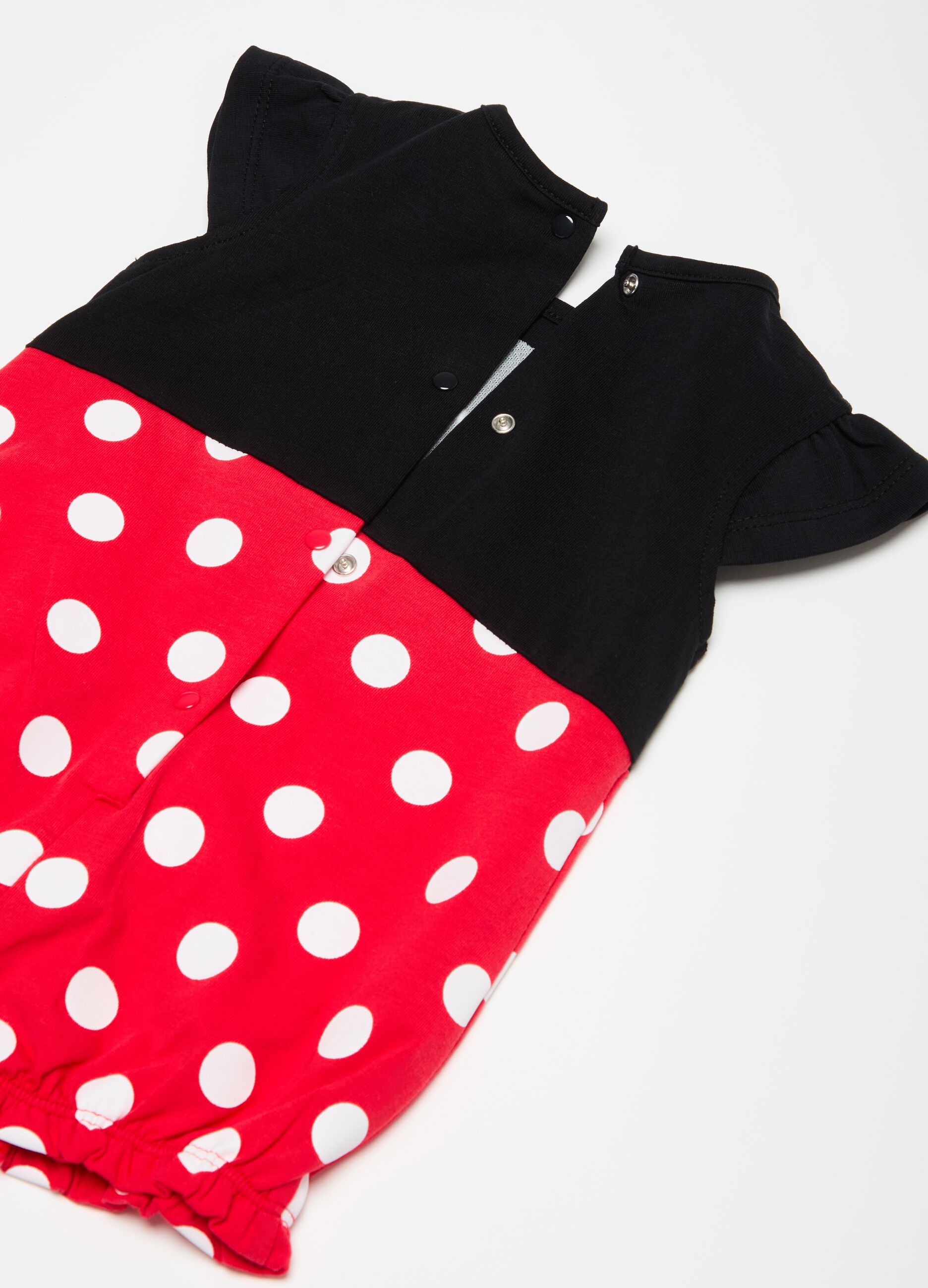 Minnie Mouse bodysuit and hat set