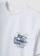 Wei&szlig;es Herren-T-Shirt aus reiner Baumwolle mit kurzen &Auml;rmeln, Regular Fit_5