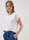 Wei&szlig;es T-Shirt aus reiner Baumwolle mit Lochstickerei, Regular Fit_3