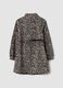 Abito animalier in puro cotone con colletto regular fit_1