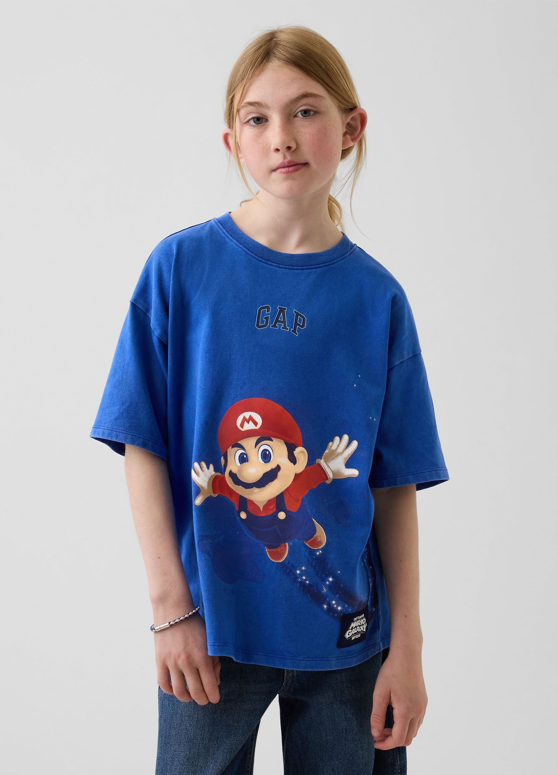 T-shirt Super Mario Nintendo en pur coton &agrave; manches courtes