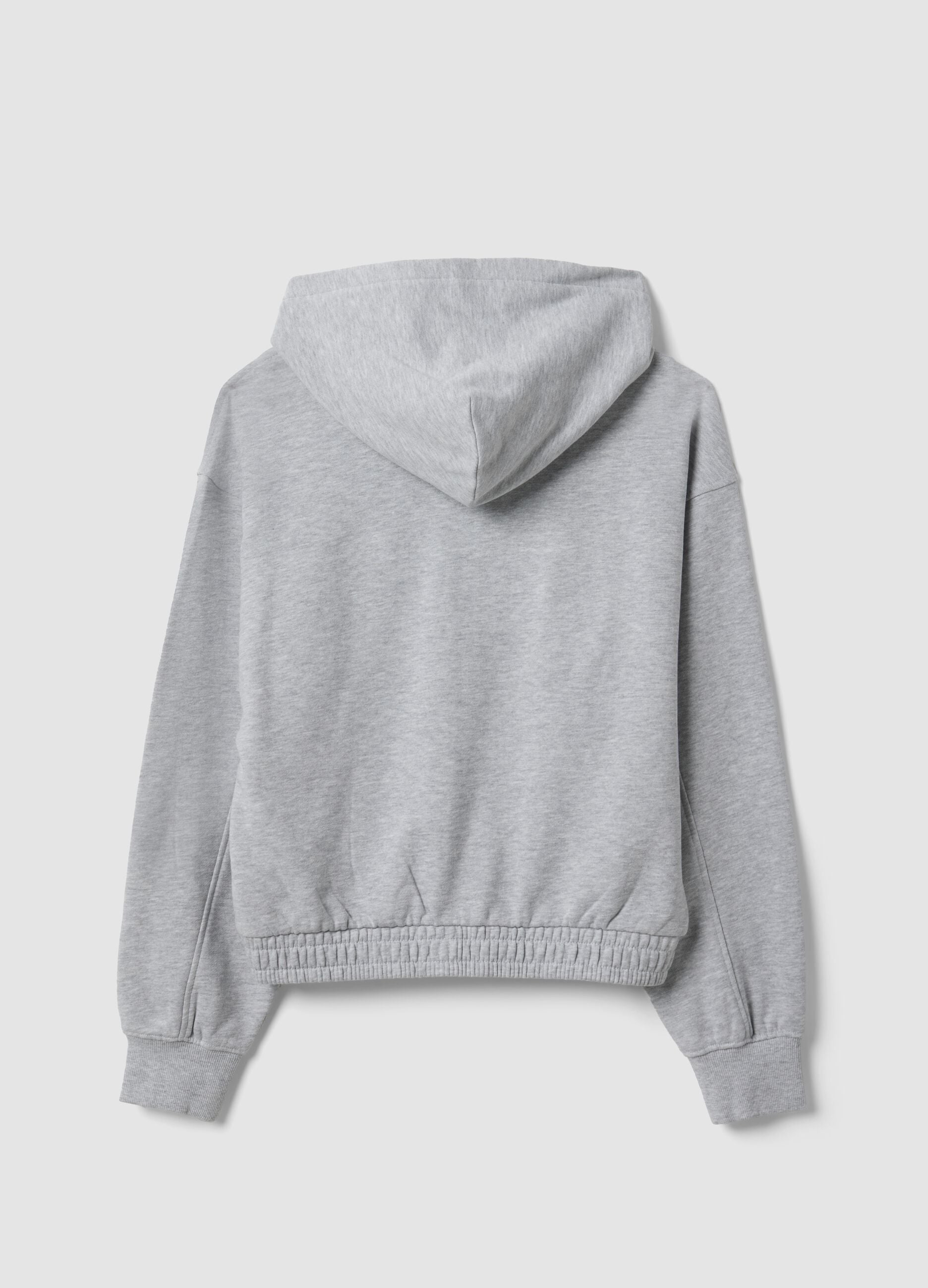 Grauer Hoodie aus Bio-Baumwolle