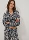 Pure cotton multicolour floral print V-neck shirt_0