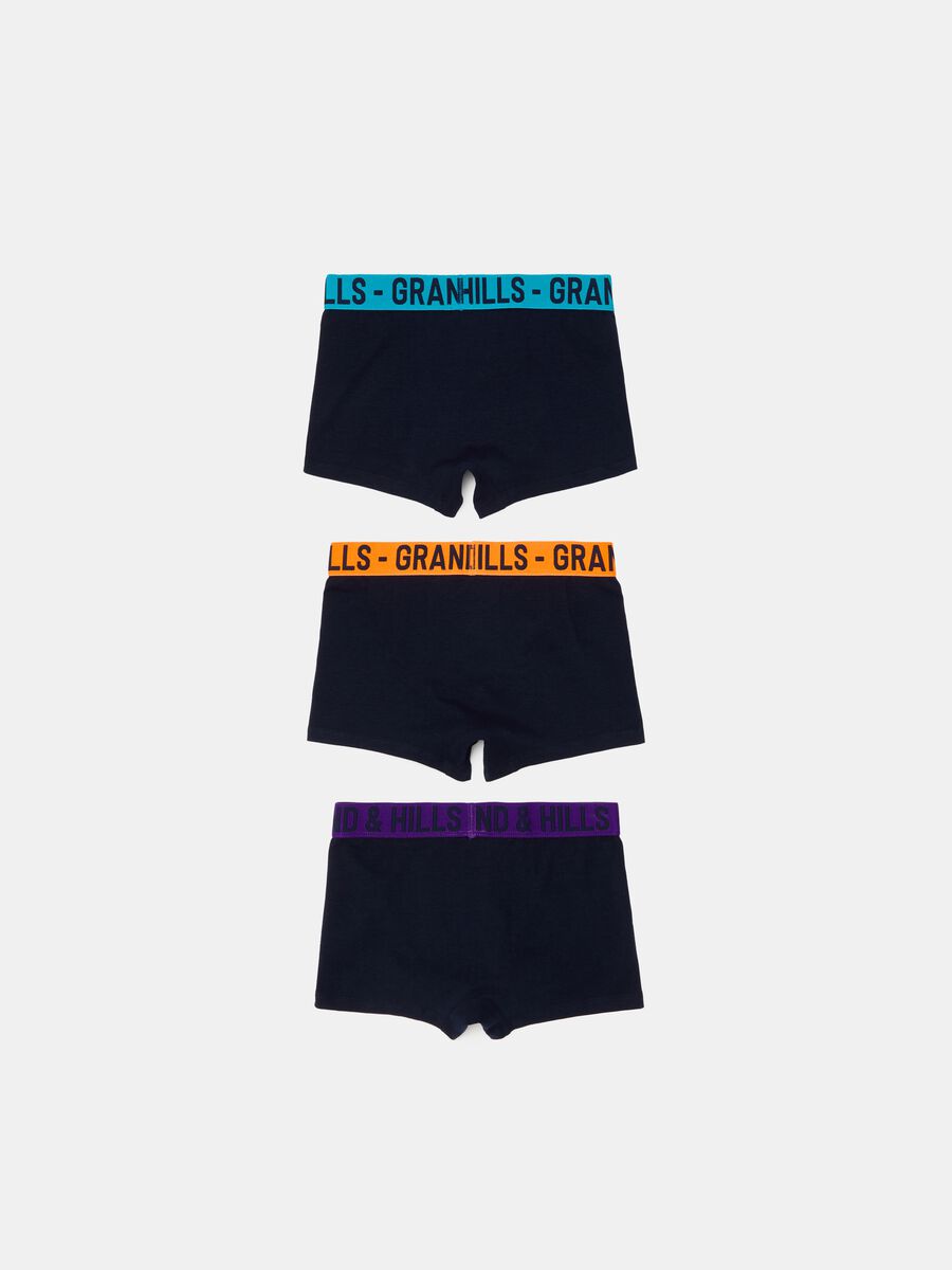 Three-pack boxer shorts with external elastic and logo_1
