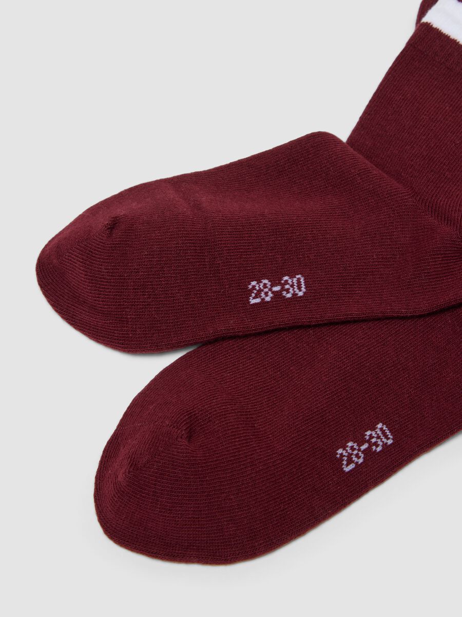2-pack of multicolour midi socks in stretch organic cotton_2