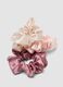 SINCERELY HAIR Medium satin scrunchies 3-pack pink & mauve_2