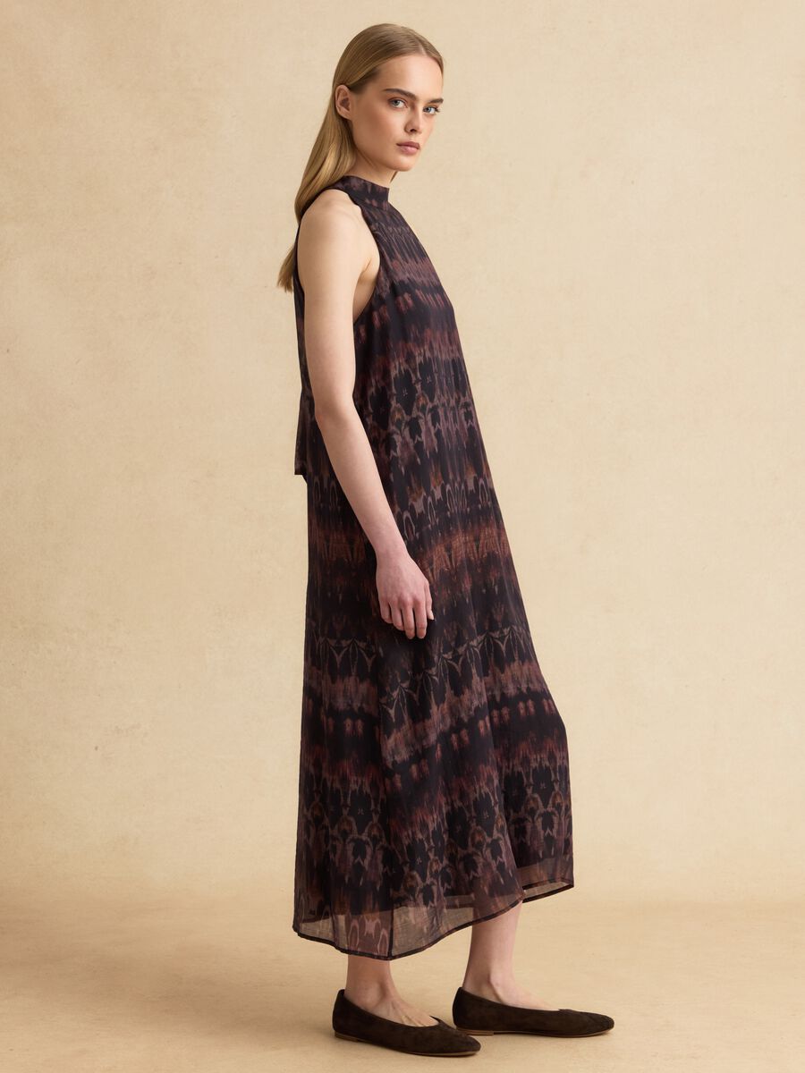 Langes Maxikleid in Violett aus Lyocell-Mix_2