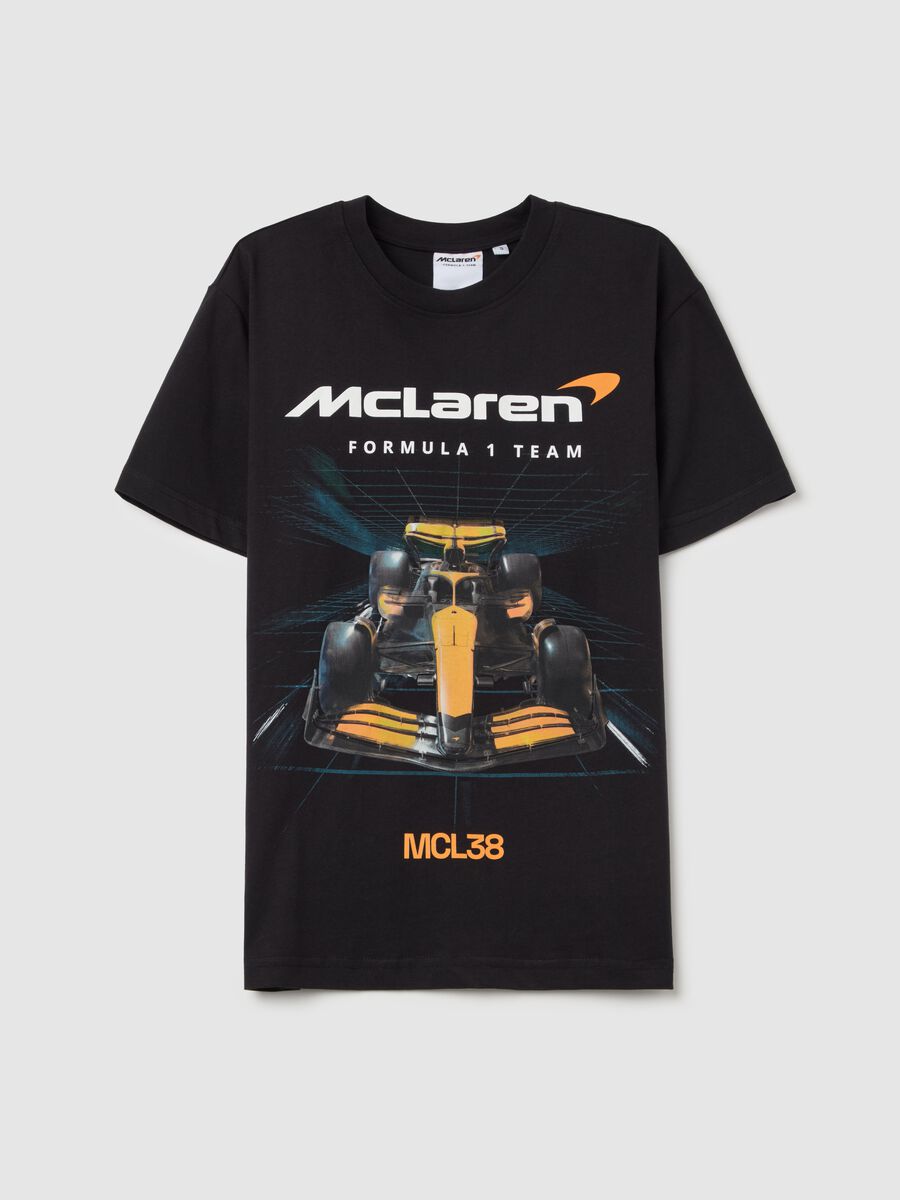 Cotton T-shirt with Formula 1 print_4