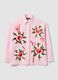 Rosa Hemd aus Popeline aus reiner Baumwolle mit Floral-Print, Regular Fit_4