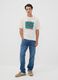 Wei&szlig;es T-Shirt aus reiner Baumwolle mit Peanuts-Print, Relaxed Fit_1