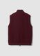 Rote, wendbare Weste aus Stretch-Baumwolle mit Kragen, Regular Fit_3