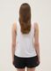White pure cotton tank top_3