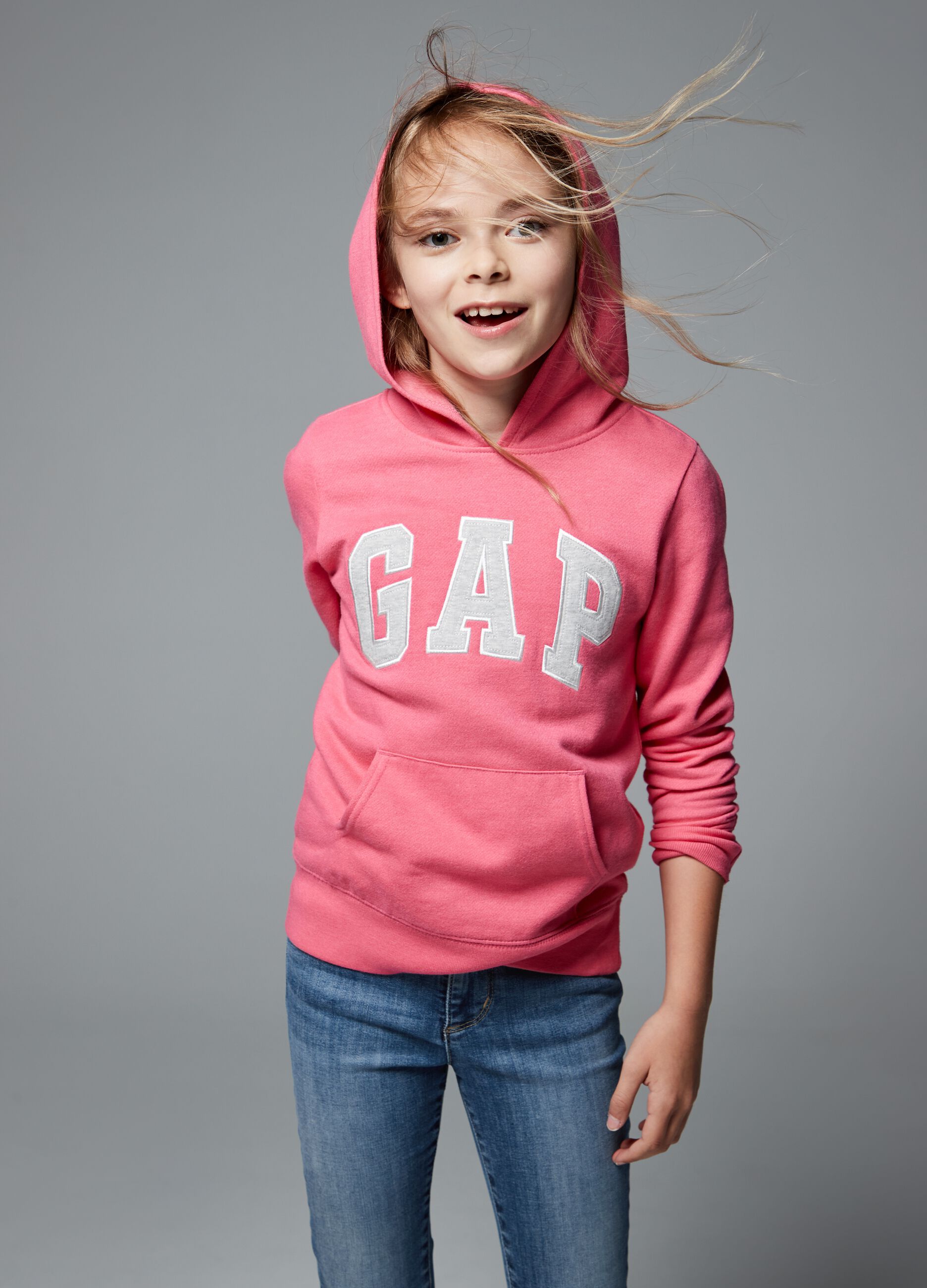 Hoodie with embroidered logo