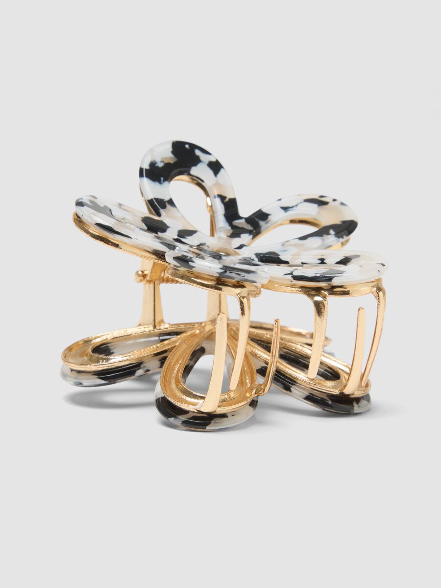 Gancho de Cabelo Multicolorido em Forma de Flor_2