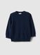 Blue pure cotton sweater regular fit for boys_0