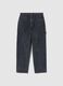 Grey pure cotton baggy trousers_4