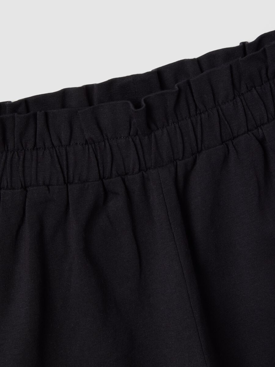 Girl's multicolour pure cotton t-shirt and shorts set, regular fit_3