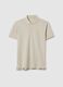 Pique polo shirt with embroidered logo_0