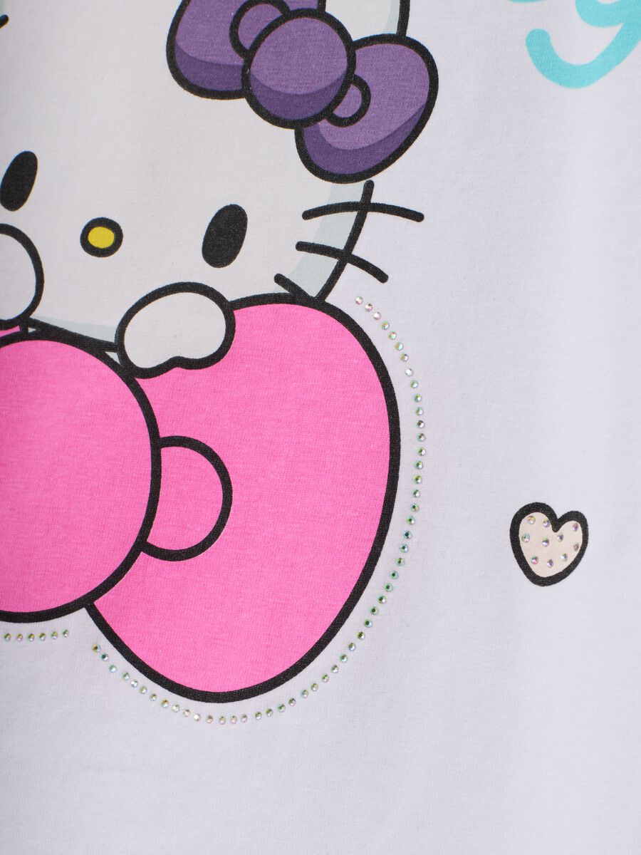 White short-sleeve stretch cotton T-shirt_3