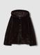 Brown regular-fit hooded jacket_4