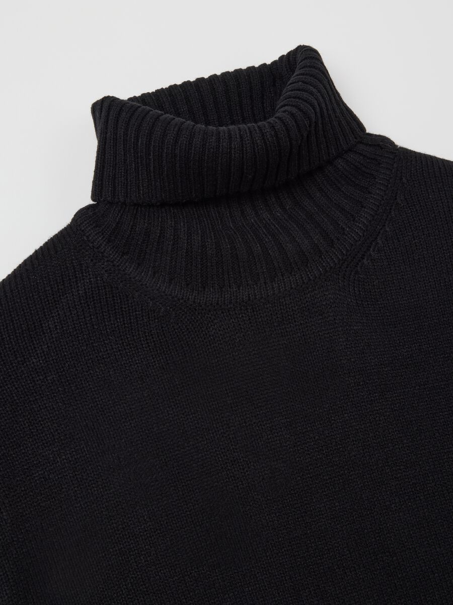 Black Turtle Neck Jumper_5