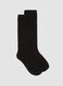 Black socks in stretch organic cotton_0